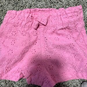 Cat & Jack Pink Gathered Waist Shorts